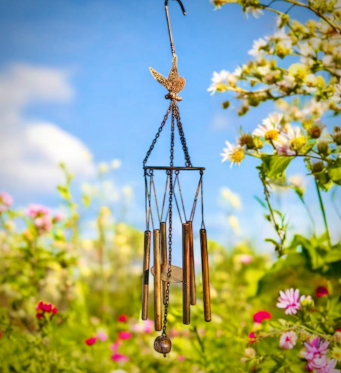 Butterfly Pipes Wind Chime