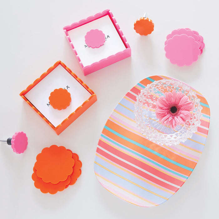 Cabana Bright Stripes Platter
