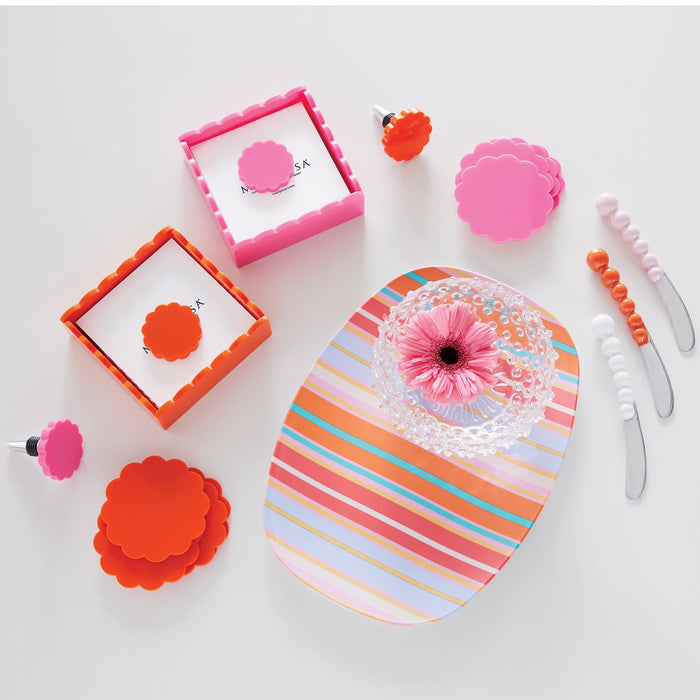 Cabana Bright Stripes Platter