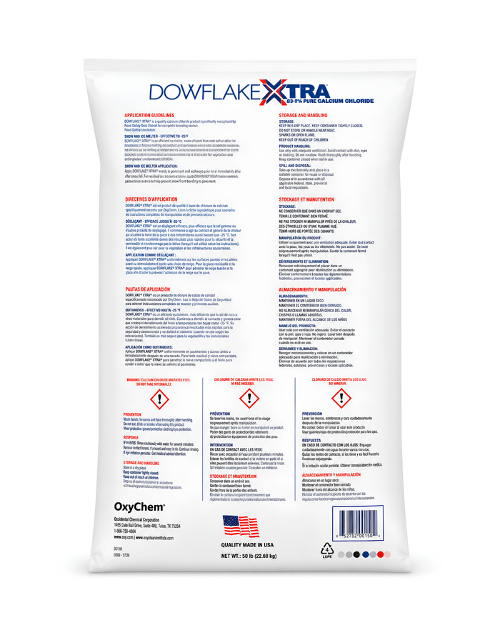 Calcium Chloride Flakes 50 lb