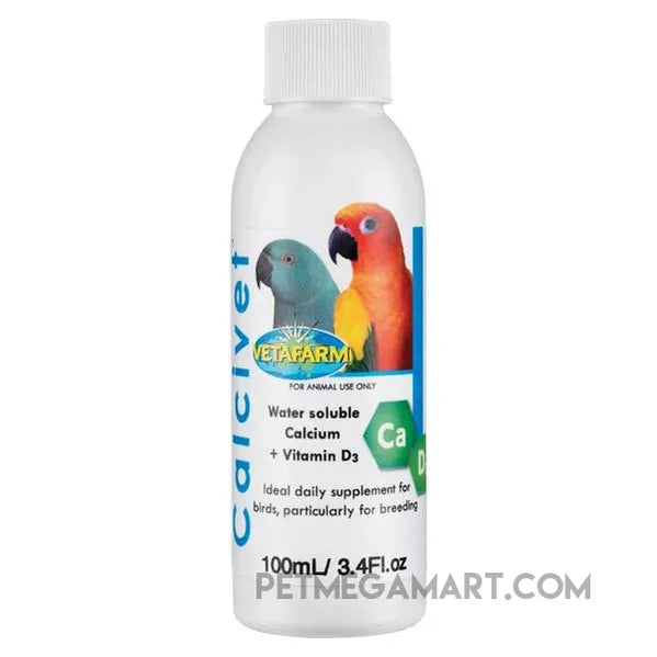 Calcivet Liquid Calcium Supplement for Birds with Vitamin D3