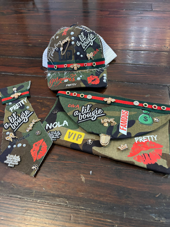 CAMOUFLAGE CAP