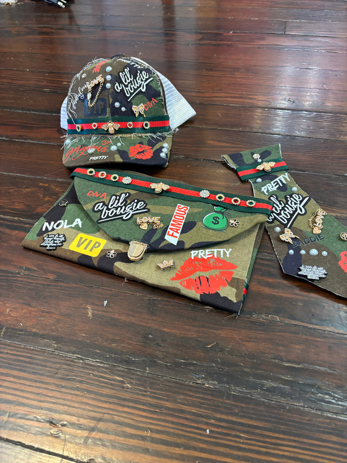 CAMOUFLAGE CAP