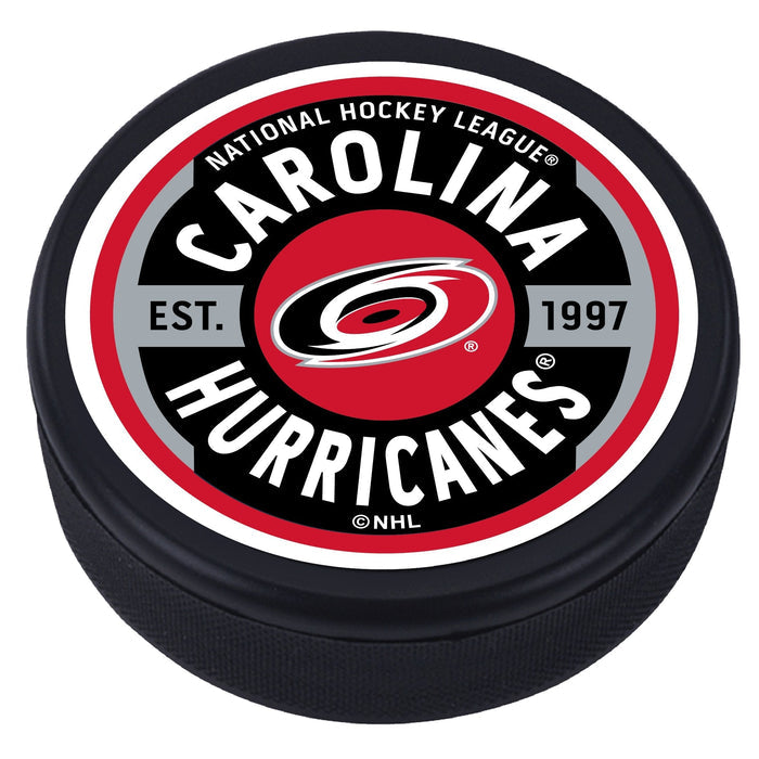 Carolina Hurricanes Gear Textured Puck