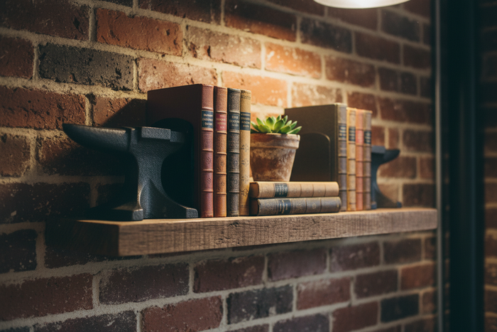 Industrial loft with brick wall