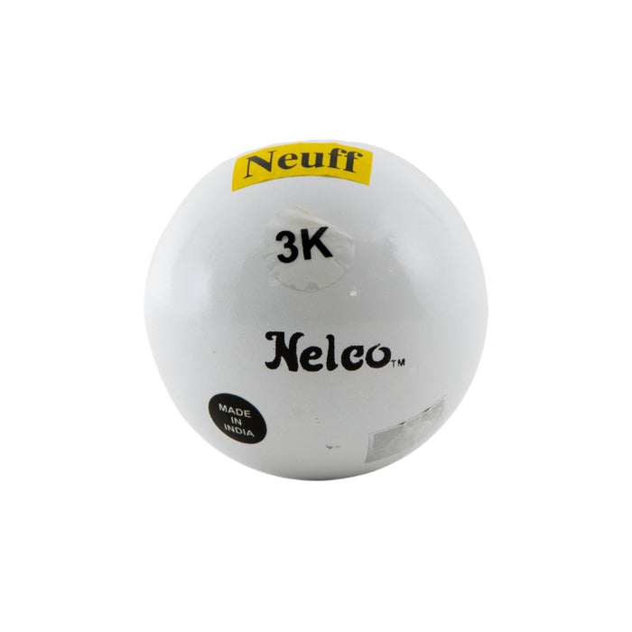 neloc/neuff 3kg white cast competition shot for throwing.