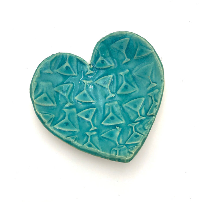 Cathy Broski - Ceramic Heart Bowls (Assorted Designs)
