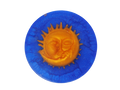 navy soap with gold sparkles and gold sun and moon on top