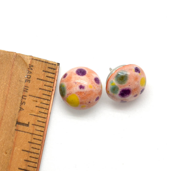 Ceramic Splatter Studs