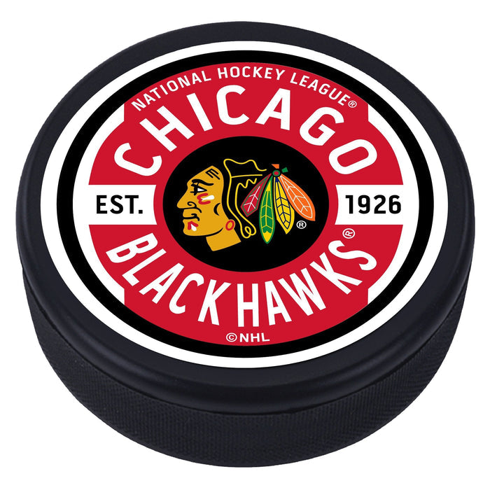 Chicago Blackhawks Gear Textured Puck