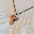 Chloeography - Necklace - Magic Mushroom (Mixed Metal) #SHMNK-MIX