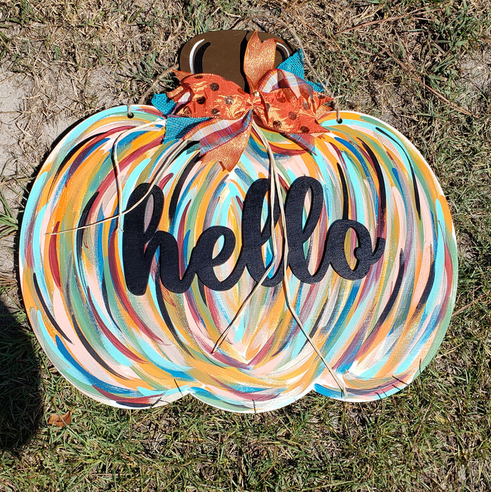 Chunky Pumpkin with words