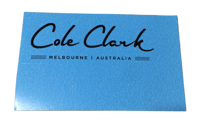 Cole Clark Decal in Black