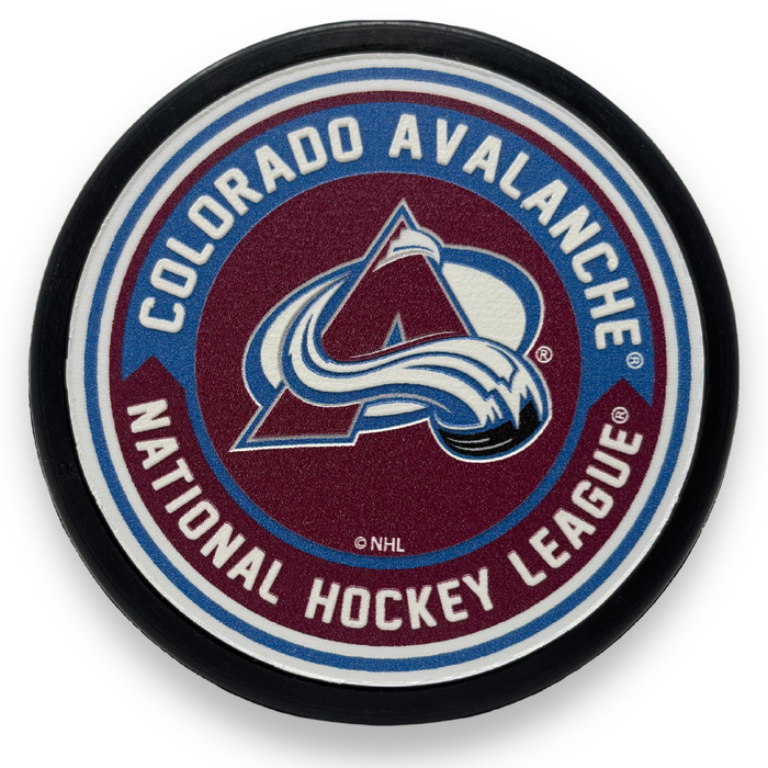Colorado Avalanche Puck | Arrow Design