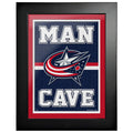 Columbus Blue Jackets 12x16  Man Cave Framed Sign