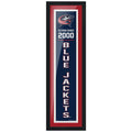 Columbus Blue Jackets 6x22 Established Framed Sign
