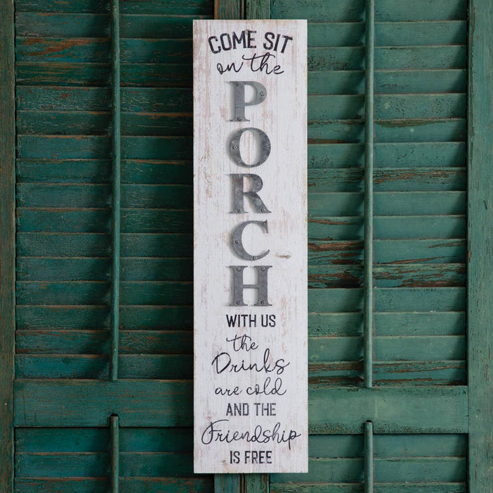"Come Sit" Porch Sign
