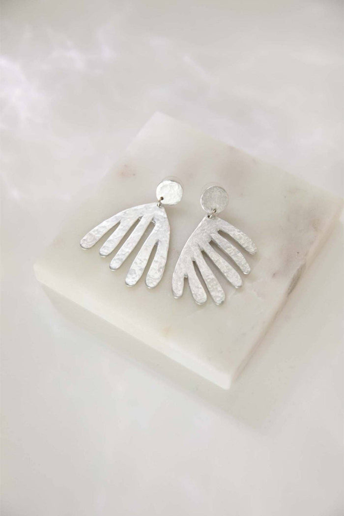 Coral Aluminum Earrings