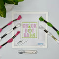 Blue Poppy Designs Crack Dot Bam Needlepoint Kit