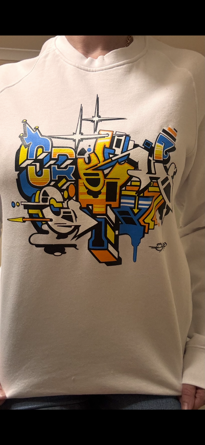 Crush City X Akuzer Supply Crew Neck - White