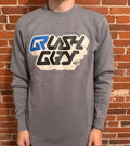 CrushCity + Puzle ‘OG Emu Colour Spec Farewell’ Winter Range. Limited & Final Edition. Celebrating 16 Years of Crush City- Grey Crew Neck