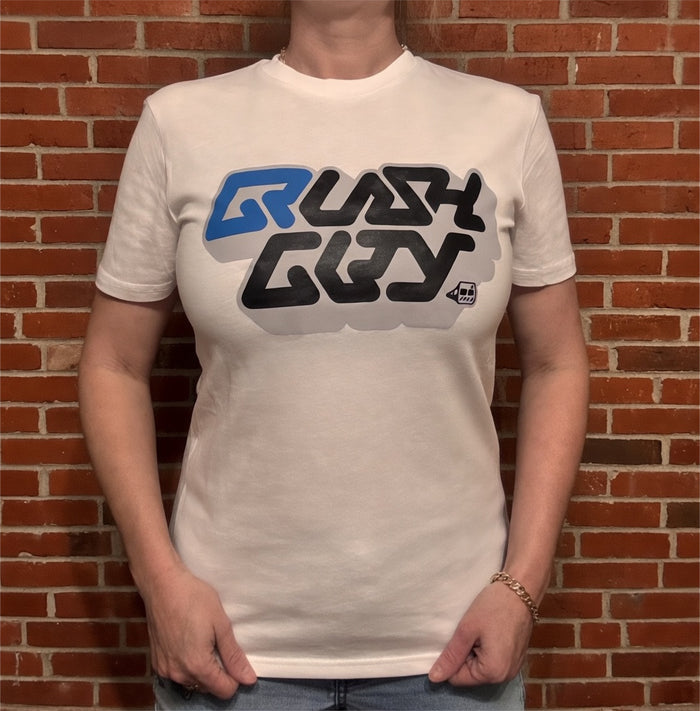 CrushCity + Puzle ‘OG Emu Colour Spec Farewell’ Winter Range. Limited & Final Edition. Celebrating 16 Years of Crush City- White T-Shirt