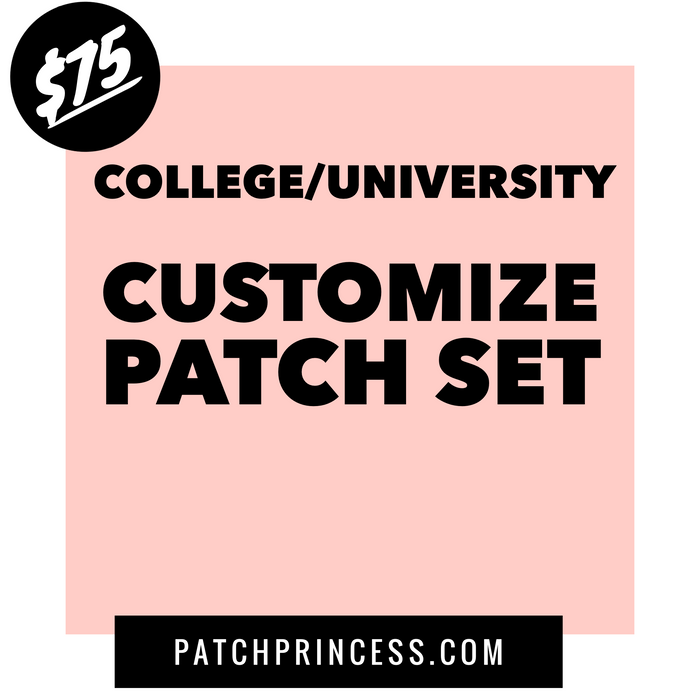 CUSTOMIZE COLLEGE 15 PATCH SET