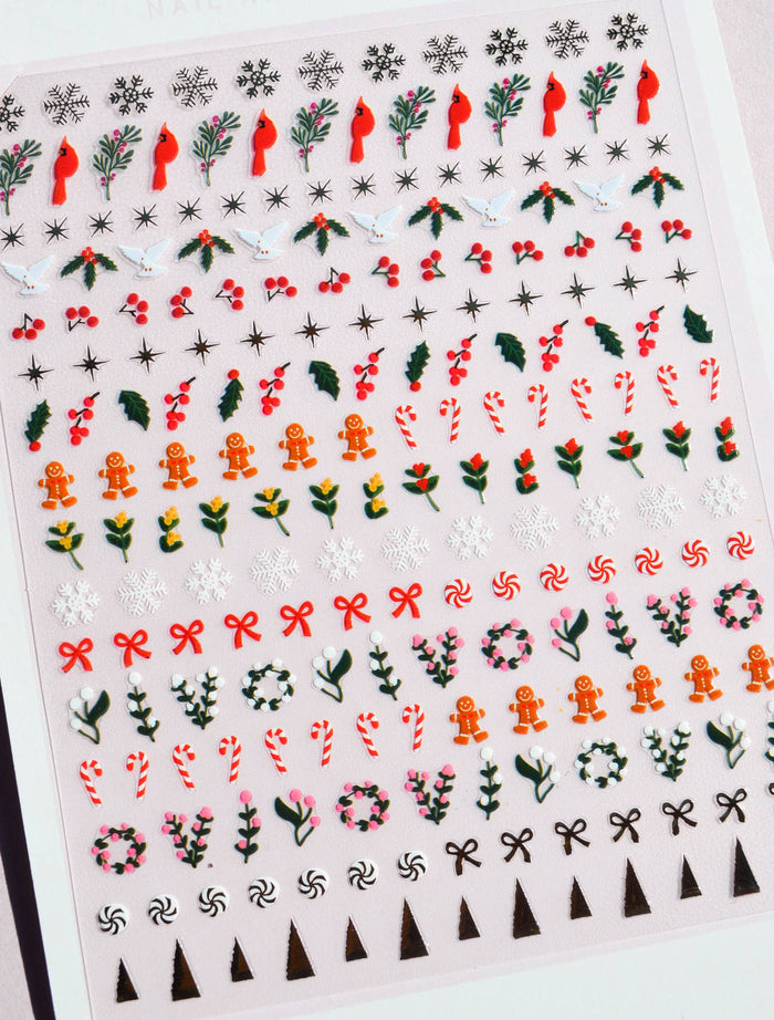 Deco The Halls Nail Decals