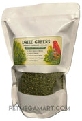 Desert Herbs Premium Dried Greens 4 oz with parsley, romaine and spinach for companion birds
