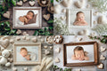 Digital  backgrounds  Ai generated frame V-day