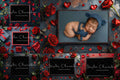 Digital  backgrounds  Ai generated V-day frames