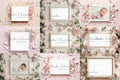 Digital  backgrounds  Ai generated V-day frames
