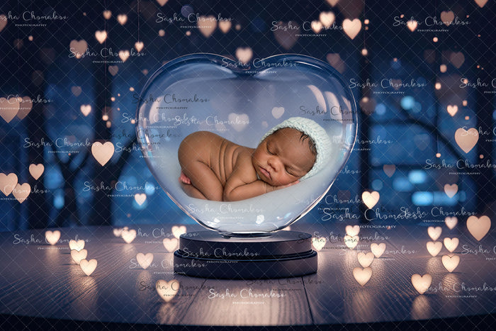 Digital  backgrounds  Ai generated V-day globe
