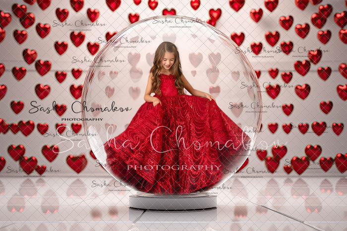 Digital  backgrounds  Ai generated V-day globe