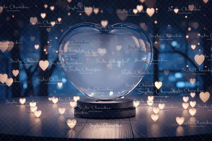 Digital  backgrounds  Ai generated V-day globe