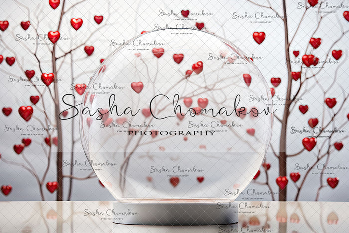 Digital  backgrounds  Ai generated V-day globe