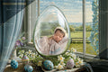 Digital  backgrounds Easter egg globe   Ai generated