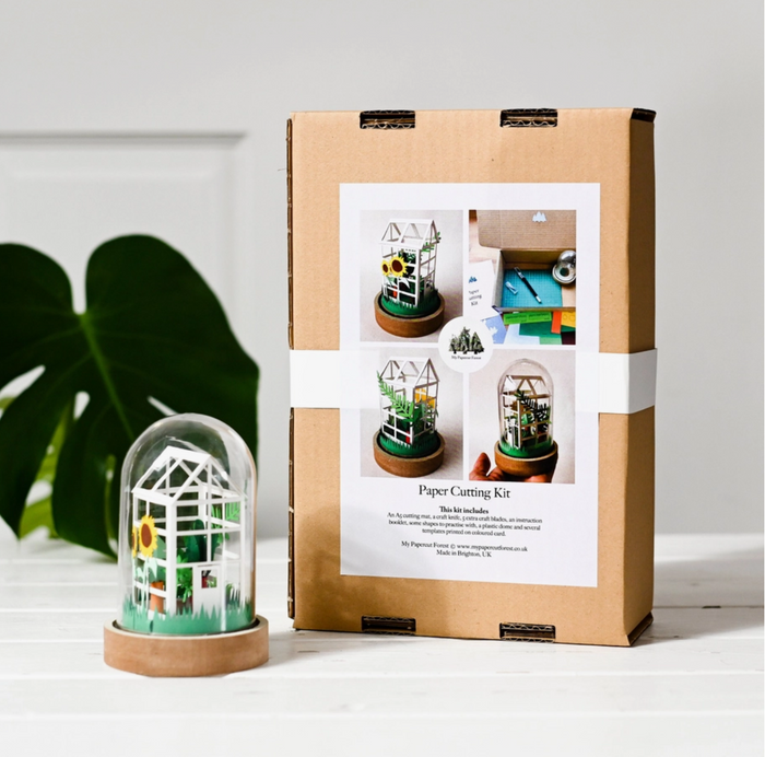 DIY Paper Greenhouse Craft Kit