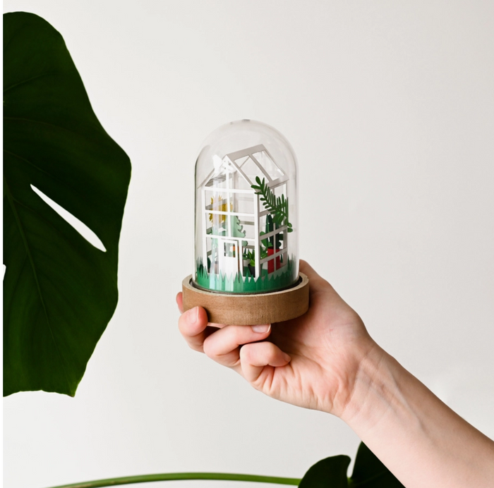 DIY Paper Greenhouse Craft Kit