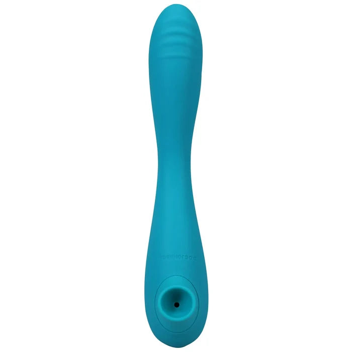 Doc Johnson® This Product Sucks Bendable Wand Vibrator Teal