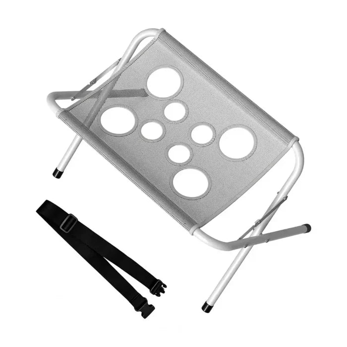 Dog Grooming Hammock with Foldable Table Stand – Pet Bathing & Trimming Station