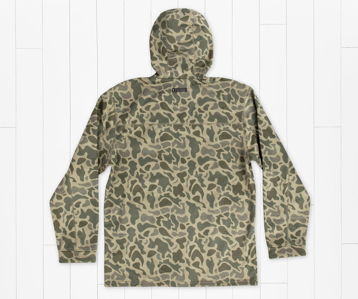 Camo Print | DownpourDRY Flat Lake Jacket | Back