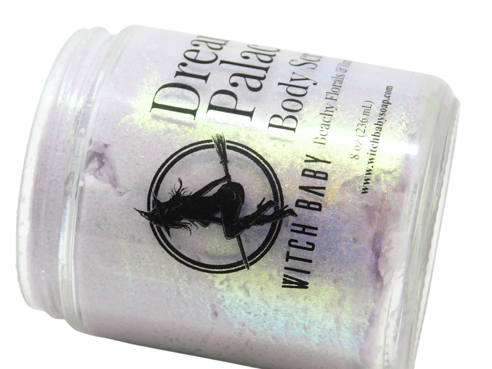 side view close up of holographic glitter