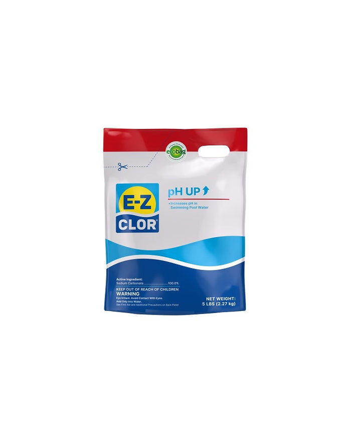 E-Z Clor 5 lb pH Up Pouch - Granular Pool pH Increaser