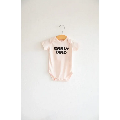 "Early Bird" Organic Cotton Baby Bodysuit