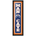 Edmonton Oilers 6x22 Team Man Cave Framed Artwork