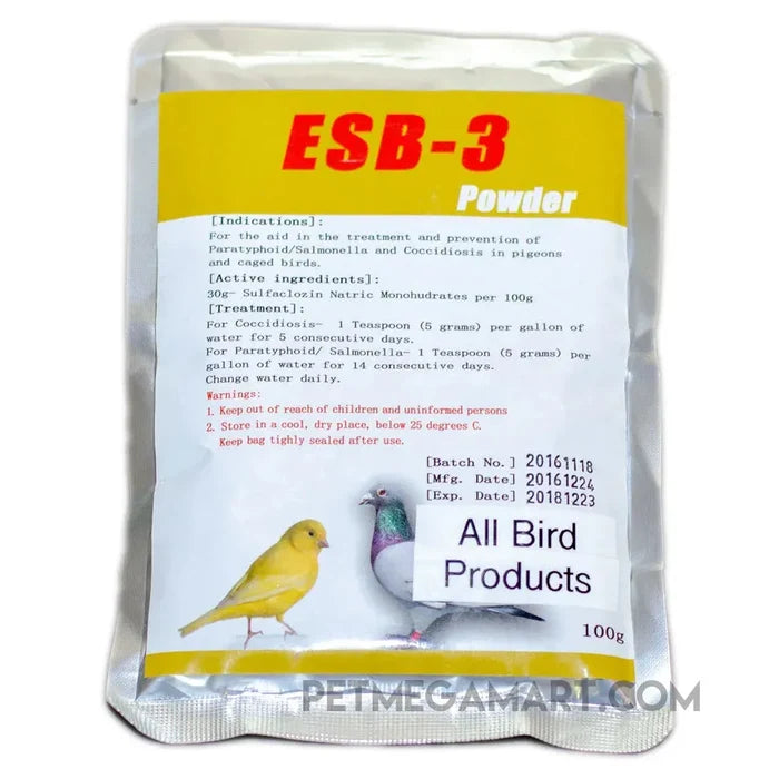 ESB-3 Powder for pigeons and caged birds