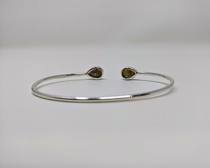 Ezzie Silver Labradorite Cuff