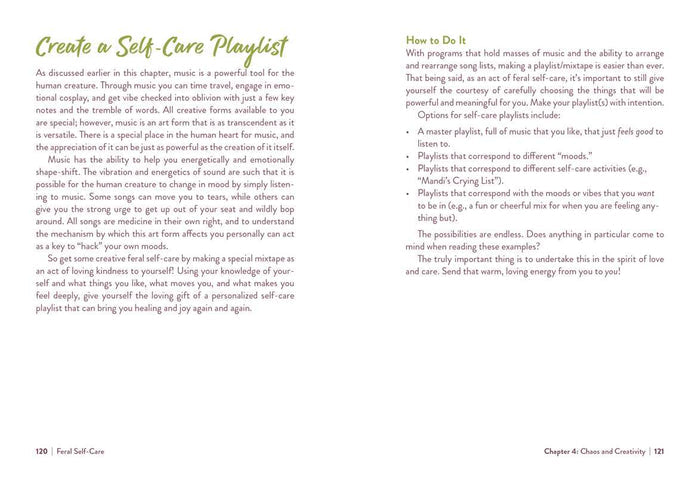 Feral Self-Care by Mandi Em
