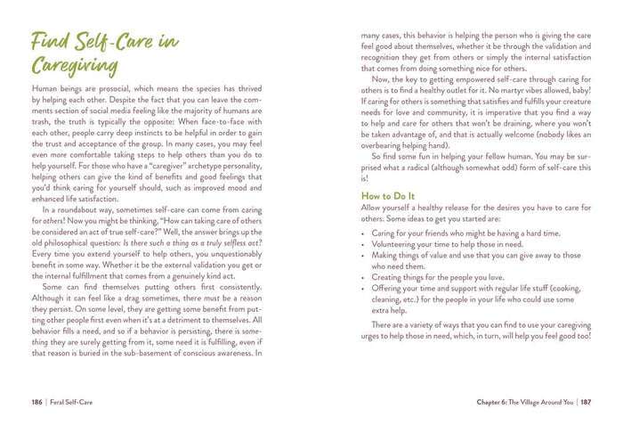 Feral Self-Care by Mandi Em